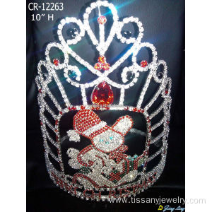 candy bear tiara big pageant christmas crowns